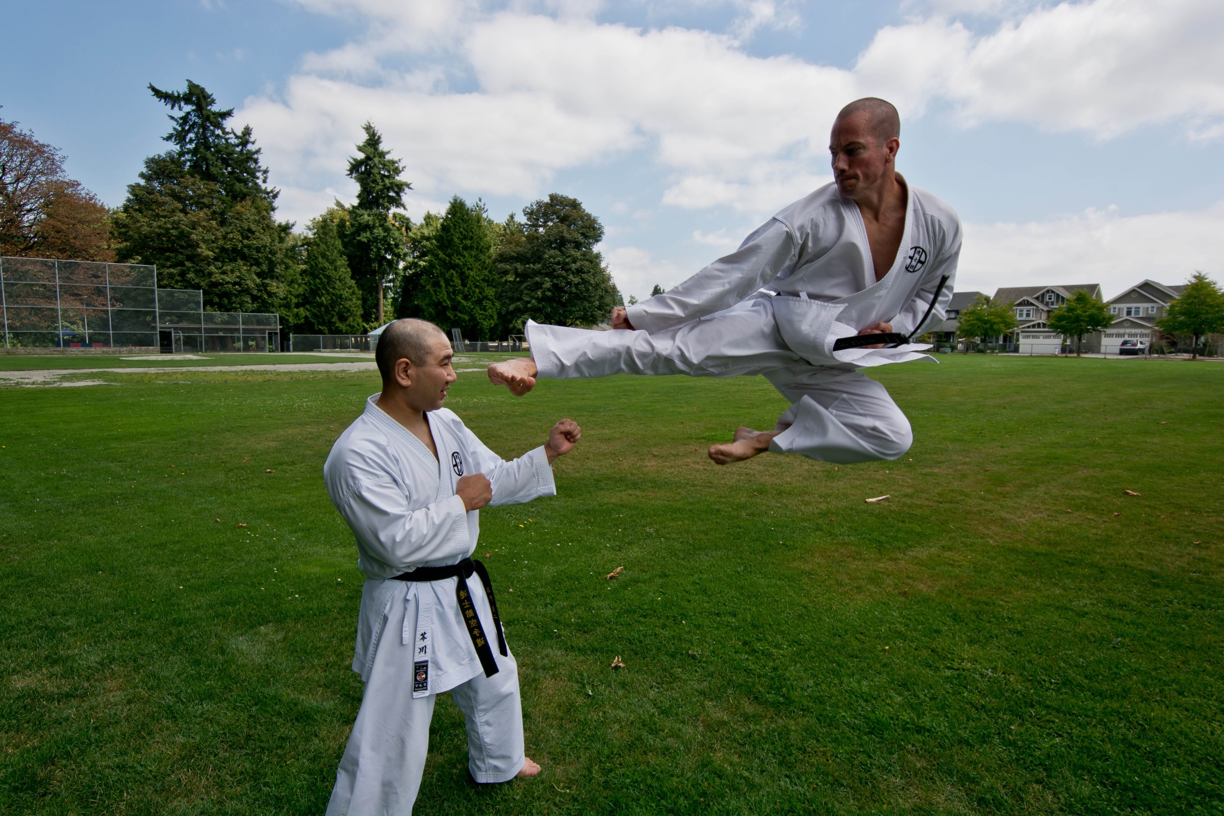 Todd doing Karate